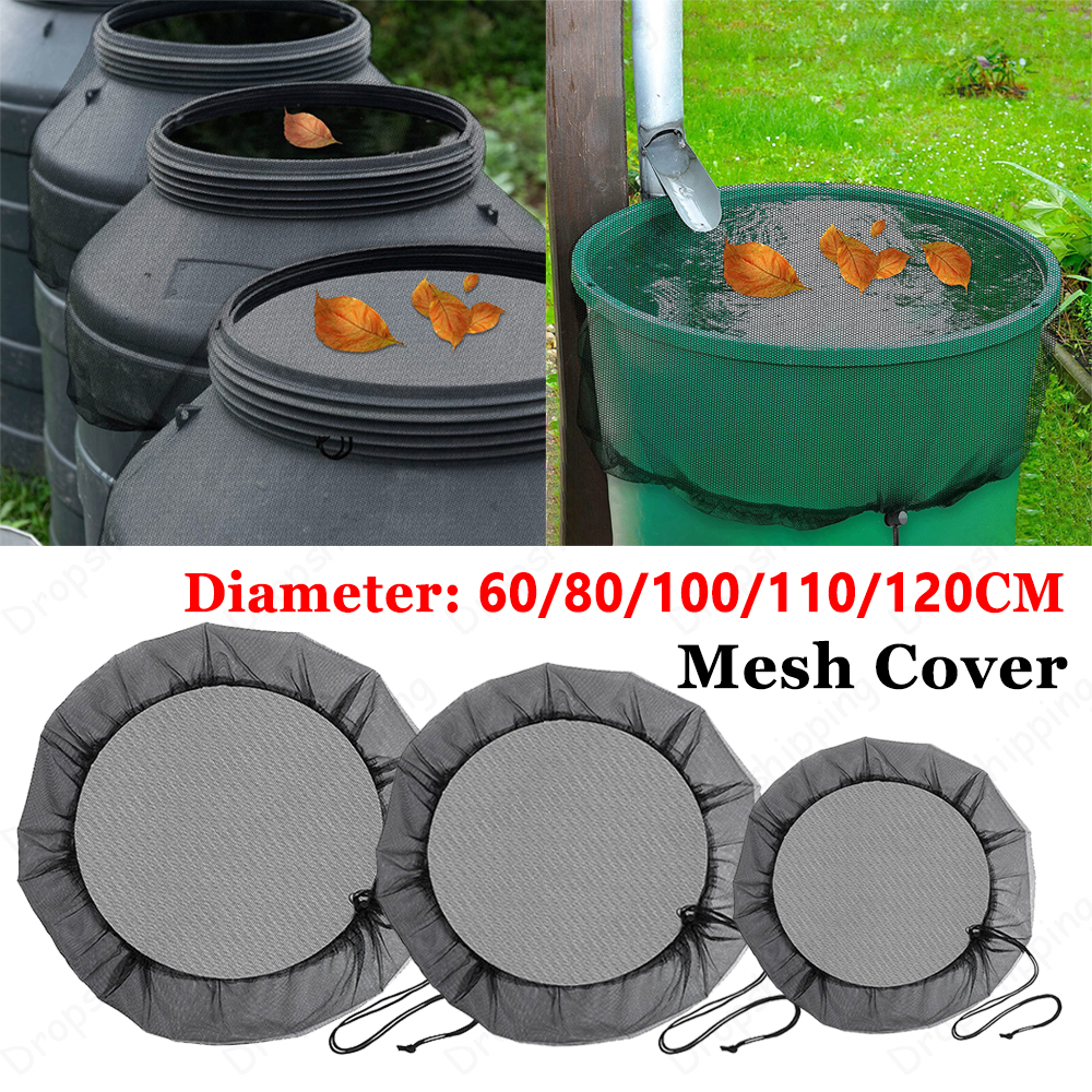 Buitenshuis Gaashoes 60-120Cm Regenvat Pe Wateropvangbak Filter Net Anti-Muggenwater Beschermingsnet