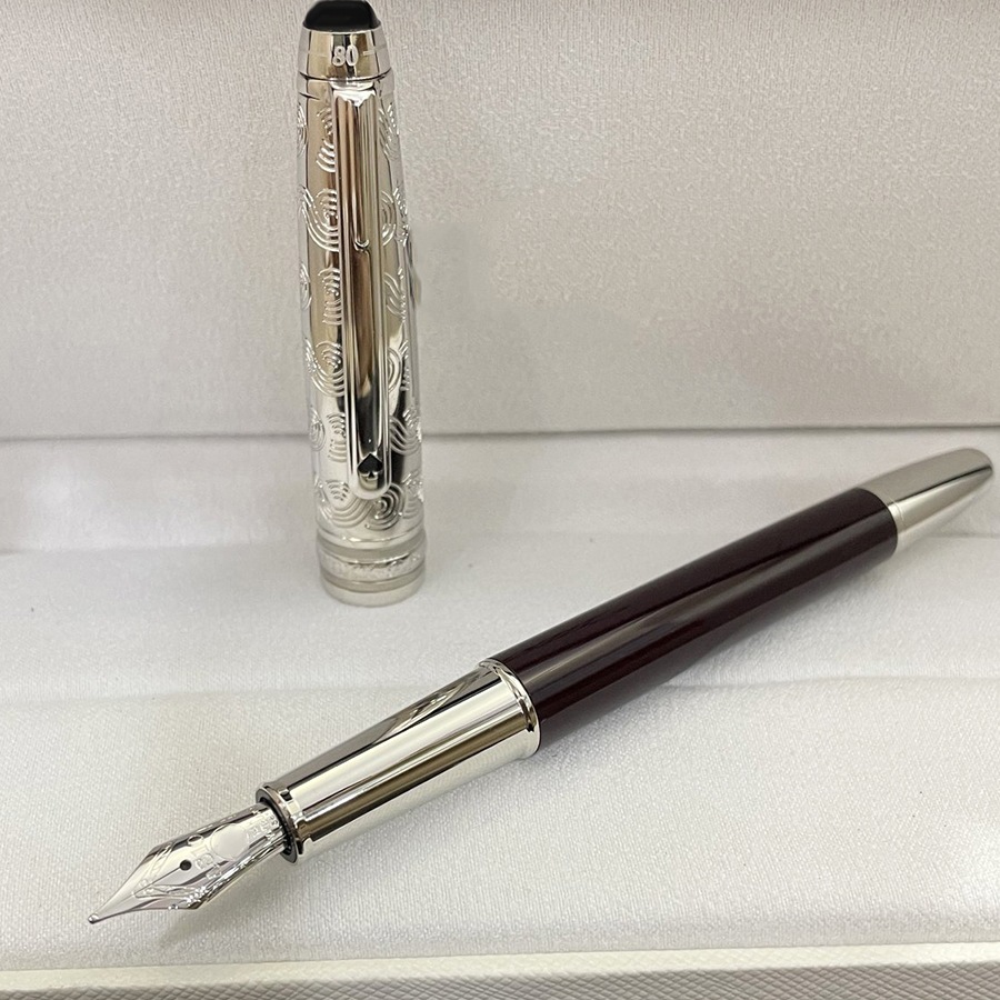 Luxury Pen (Around the world in 80 days) Two colors 163 Roller Ballpoint Pens Stationery Office School Supplies: 9 / No Box