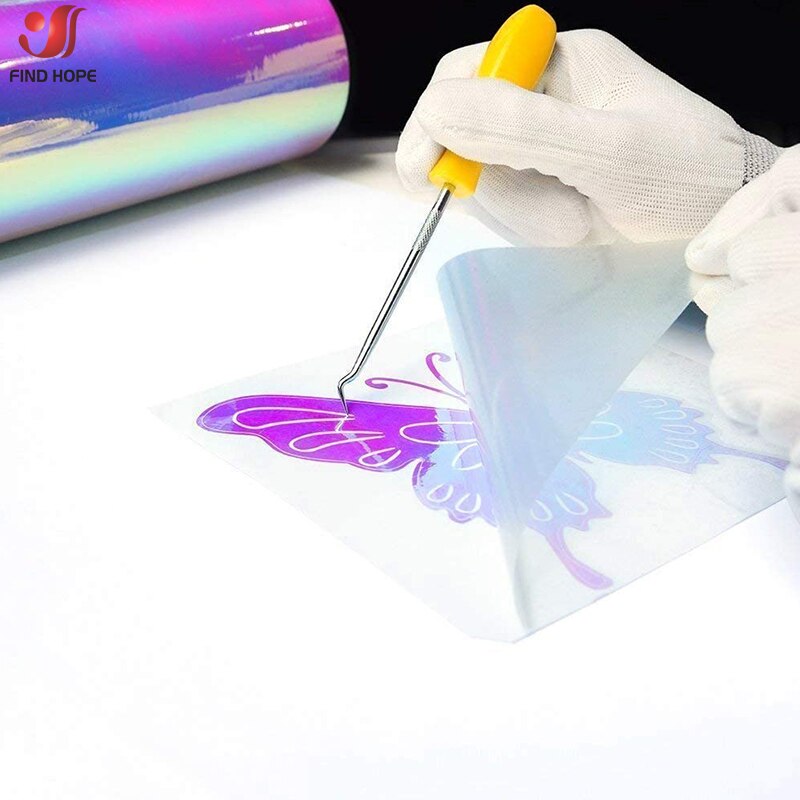 Holografische Opal Vinyl Permanente Craft Lijm Vinyl Diverse Effect Sticker Cup/Muur Decor Voor Cricut Xmas