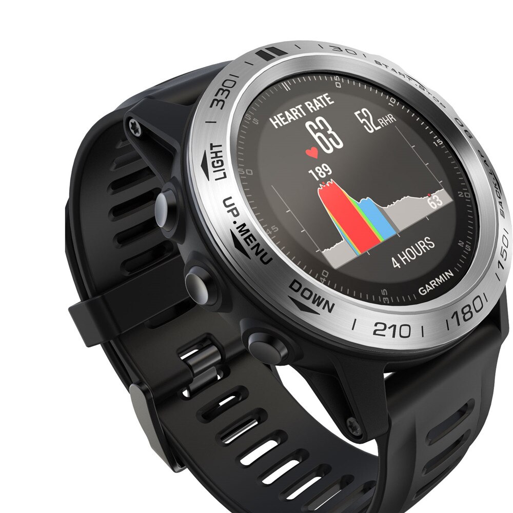 Correa protectora para reloj deportivo inteligente Garmin Fenix 3/3 HR, accesorios de repuesto, anillo de bisel circular de Metal de acero inoxidable