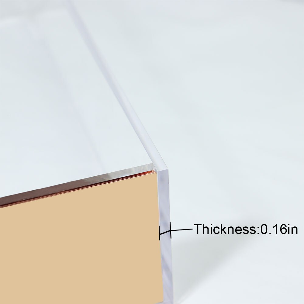 Paper Dispenser File Folder Flat Document Storage Box A4 Acrylic Letter Tray Desk Accessories Holder