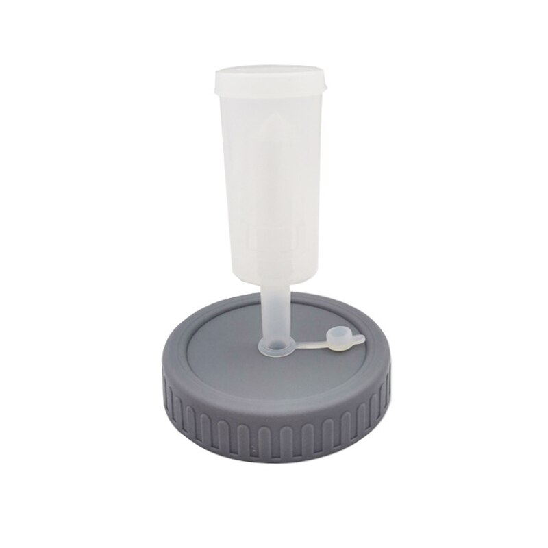 Mason Jar Lid With Airlock Mason Jar Fermenting Lid For Wide Mouth Jars For Making Kimchi, Ginger Carrots, Sauce, Sauerkraut: 7