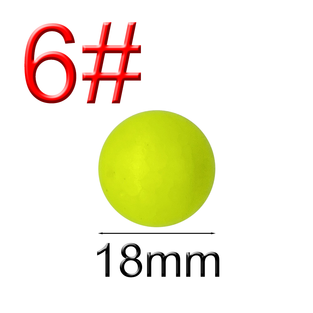 1 # -10 # EPS Float Ball Foam Ball Opvallende bonen Gemodificeerde Float Ball Float Sferische boei Vistuig Heldere kleuren: MULTI