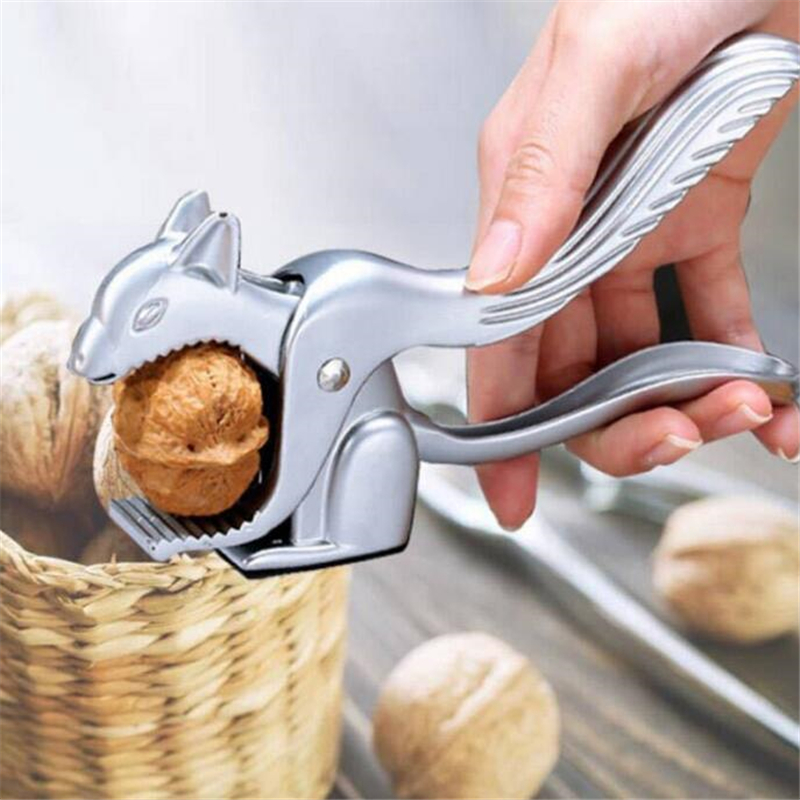 Pinza larga para galletas de nogal, pinza para nueces, avellanas, herramienta de cocina para nueces de Brasil