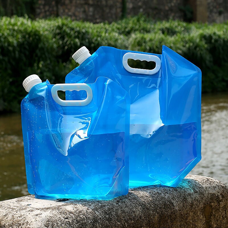 Borse da viaggio per acqua all'aperto pieghevole portatile bere campo cucinare Picnic BBQ contenitore per acqua borsa per trasporto serbatoio per acqua borsa per ghiaccio