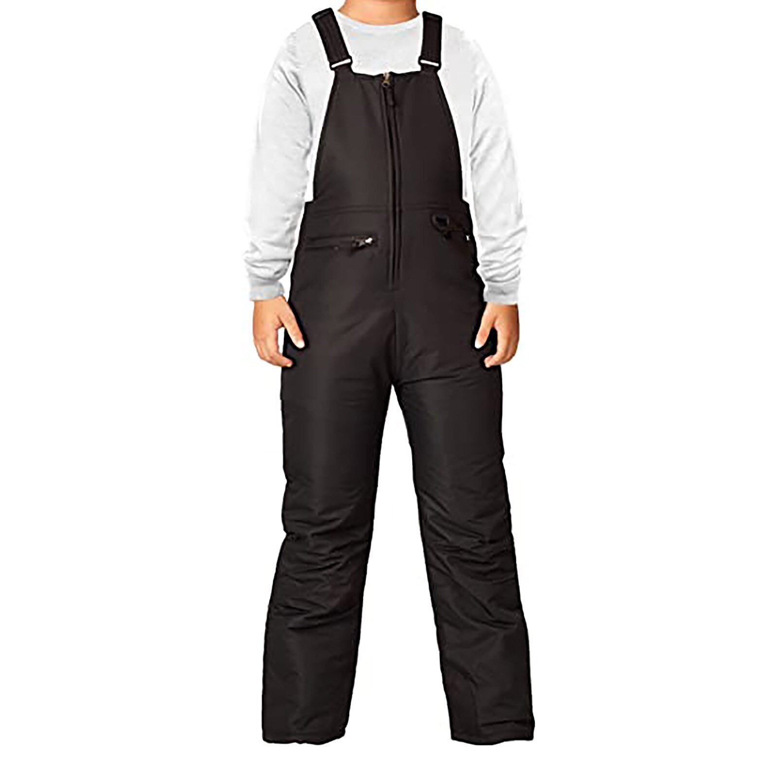 40# Waterproof Fishing Pants Winter Men Outdoor Ski Sports Warm Fleece Fishing Trousers Breathable Thermal Pants: M / Black 