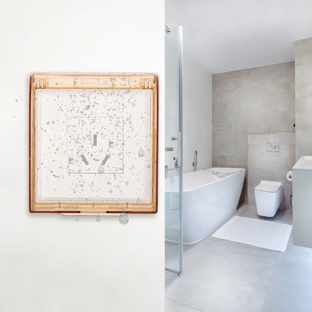 Supplies Splash-Proof Box Wall Socket Waterproof Box Protection Socket Switch Protective Cover Electric Plug Cover