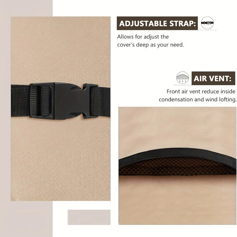 Locker zonneschermdoek, tuinmeubelkast zonneschermdoek, stofdicht en waterdicht, kast stofdichte hoes