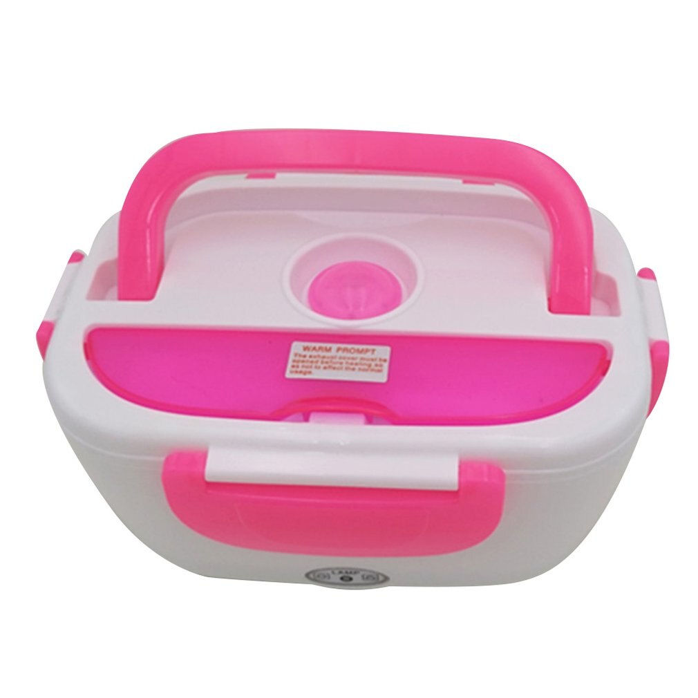casa macchina pranzo scatola elettrico portatile a doppio uso pranzo scatola riscaldamento elettrico per casa ufficio macchina contenitore per riso scaldavivande: Colore rosa
