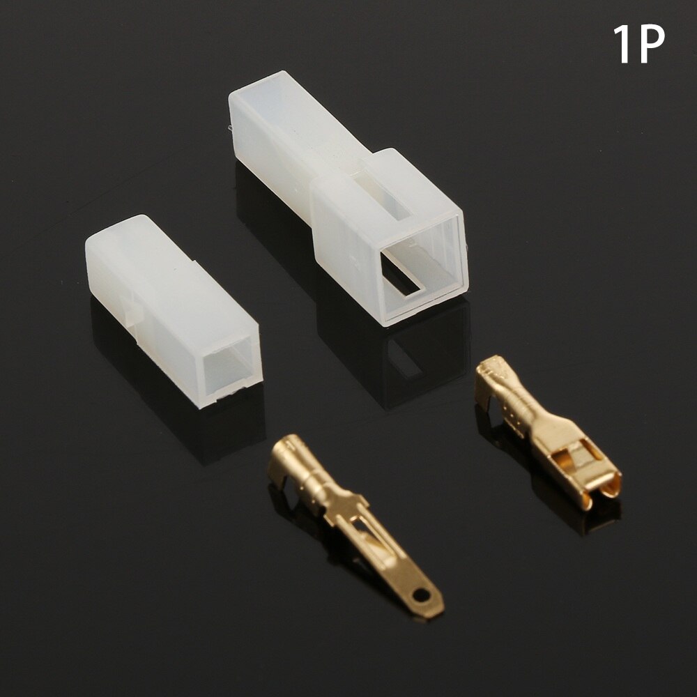 1/5/10Sets 2.8mm Electrical wire Connector Male Female Motorcycle terminal plug Kits: 1P