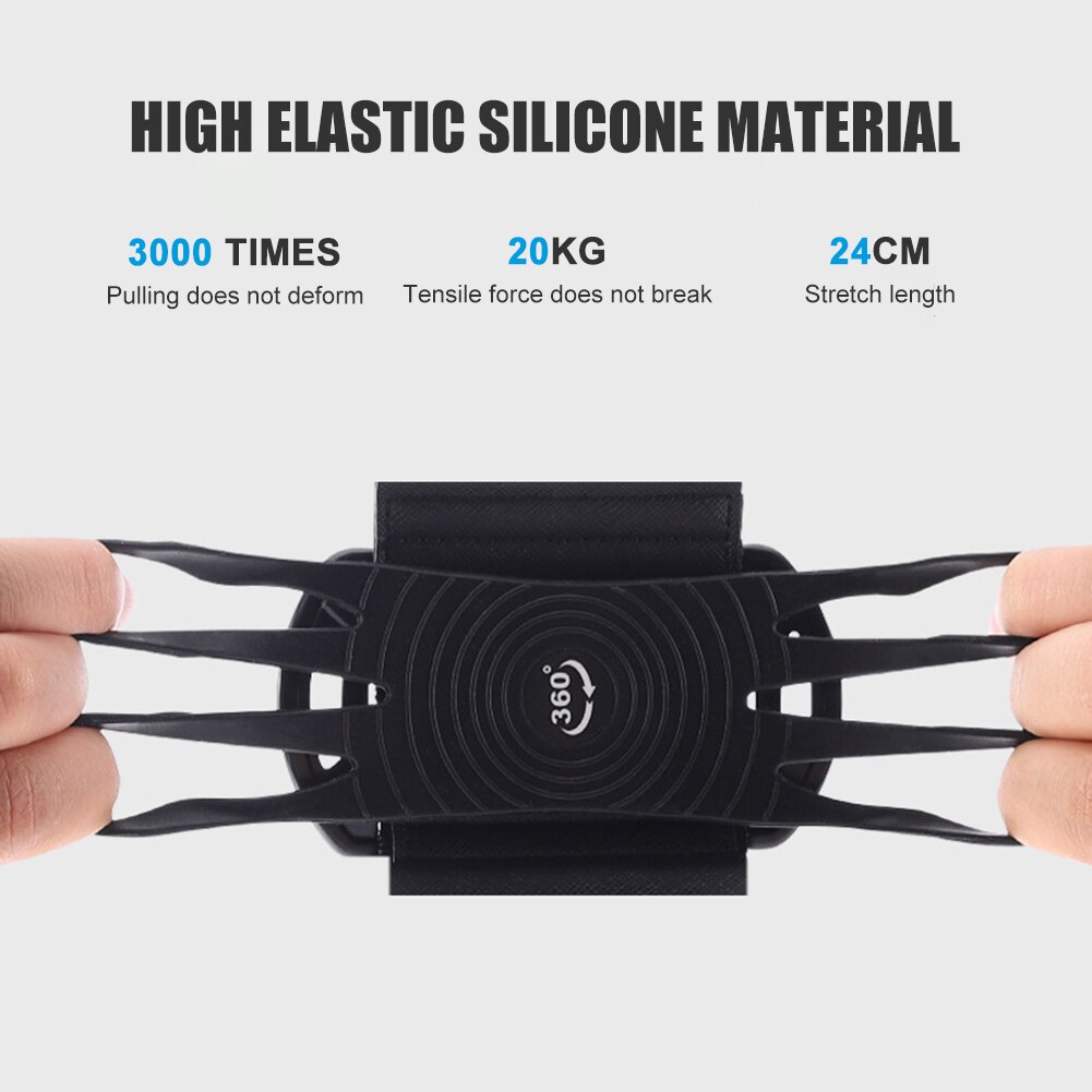sport jogging fascia Da Polso 360 Girevole Regolabile all'aperto Corsa E jogging Telefono titolare Cassa Del Bracciale di sport per Il Polso di fitness fascia di Braccio
