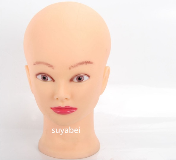 Soft PVC material woman mannequin head head mannequin for hats female display mannequin with makeup