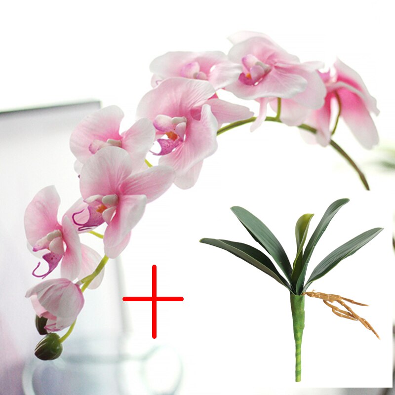 1pc sidenblomma konstgjord mal orkidé fjärilsorkidé för hus hem bröllopsfestival dekoration 11 typer hemfestinredning: Med f