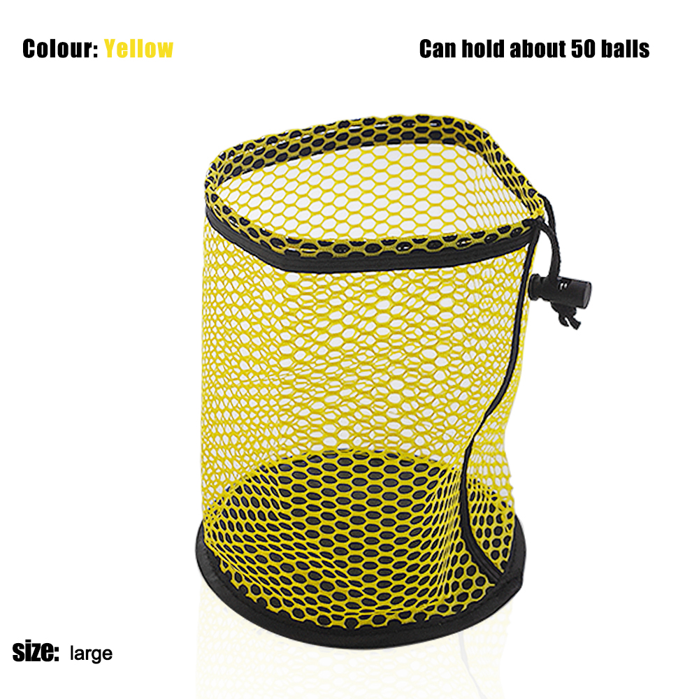 Golfbal Tas Trekkoord Zakje Multifunctionele Sport Mesh Netto Zak Kan 12/25/50 Ballen Houden Draagbare Golf organizer Golf Accessoires: Licht Groen