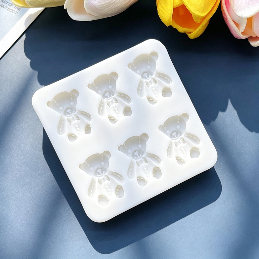 Bear Silicone Cake Baking Mold Sugarcraft Chocolate Cupcake Resin Tools Fondant Decorating Tools