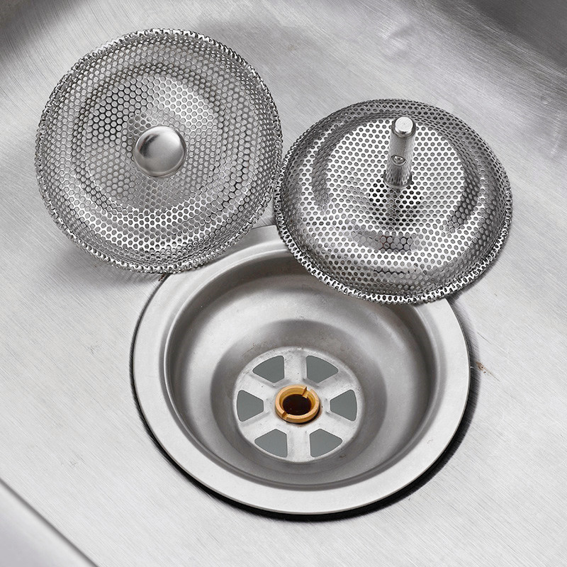 Küche Waschbecken Filter Edelstahl Gittergewebe Wasser Becken Sieb Ablauf See Falle Abfall Bildschirm Haar Fänger für Badezimmer Zubehör