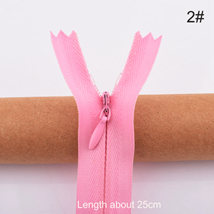 3 # Nylon Spoel Rits, 12 Stks/partij, Lengte 28 Cm, Voor Kussen, Jurk, Tassen, broek Kant Onzichtbare Rits, Rok, Diy Handgemaakte Accessoires: NO.2 12PCS