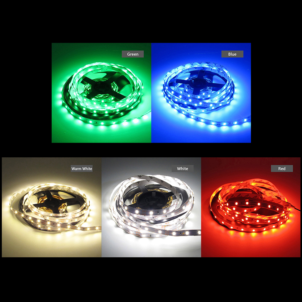 Dc 12V Led Strip Verlichting 5M 3528 300 Leds Licht Strip Led Nachtlampje Led Kerstverlichting Waterdicht tape Led Touw Verlichting Voor Bar
