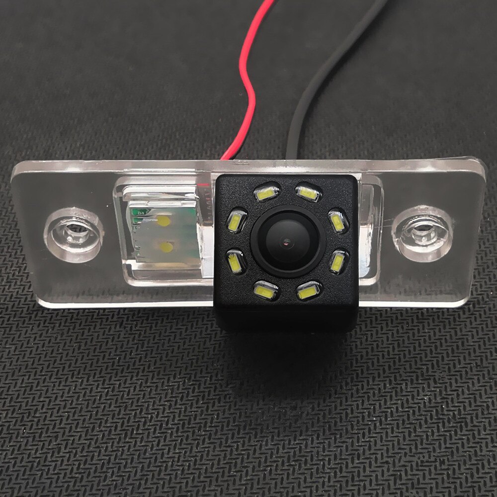 YIFOUM Dynamic Trajectory Tracks Car Rear View Camera For VW Bora Jetta Touareg Tiguan Passat B5 B6 Golf Polo/Skoda Yeti Fabia: 8LED / Dynamic Trajectory