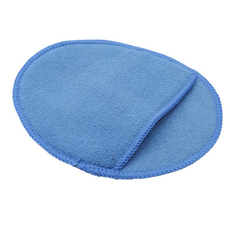 High Density Round Car Waxing Sponge Large Size Microfiber Overlock Car Wash Cleaning Sponge Cloths For Polishing