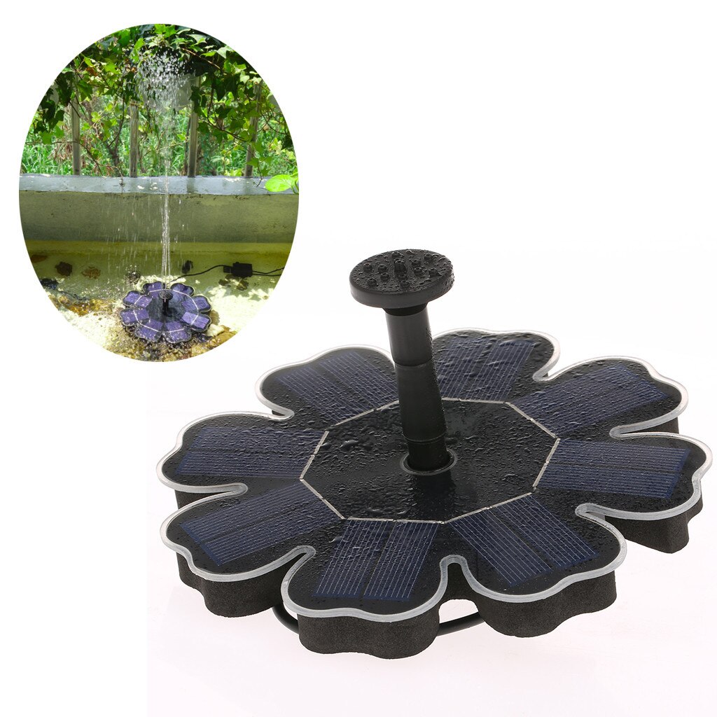 Solar Powered Bird Bath Water Solar Panel Kit Water Water Pump: Default Title