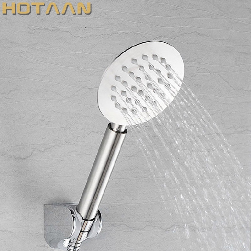 SUS304 Stainless Steel Handheld Shower Head, Hand Shower Head, SATIN NICKEL BRUSHED