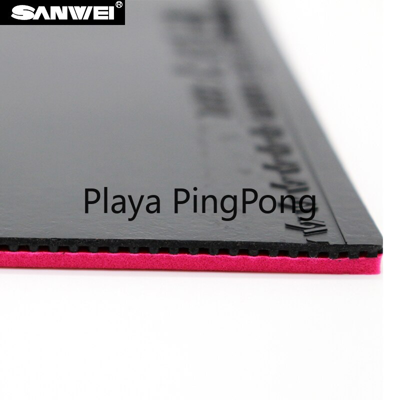 SANWEI TAIJI PLUS (TAICHI) Half-Tacky SANWEI Table Tennis Rubber (Pink Tension Sponge) SANWEI Ping Pong Rubber