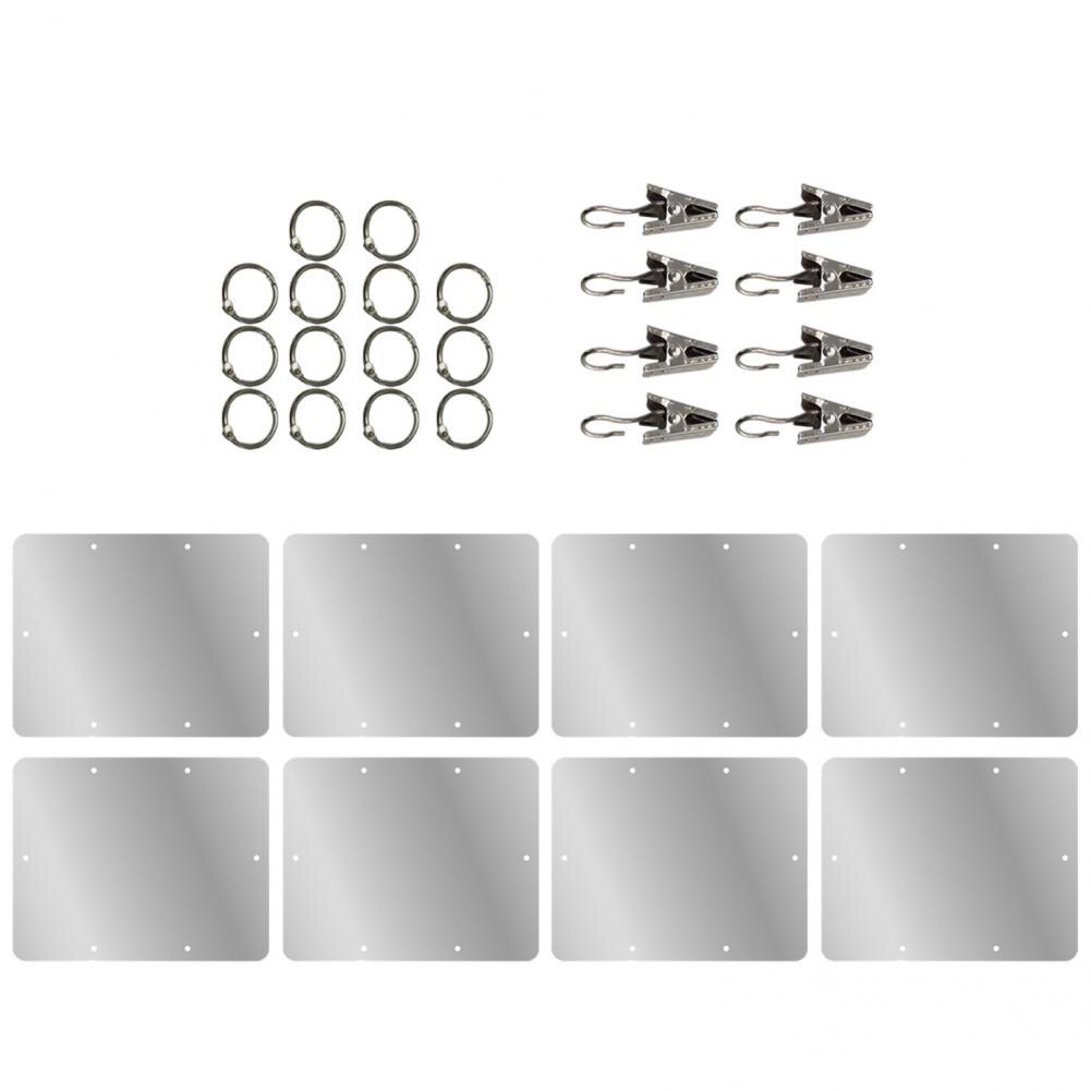 1 Set Good Durable Waterproof Outdoor Heat Focusing Reflector Panel for Courtyard Heat Reflector Shield Heater Reflector
