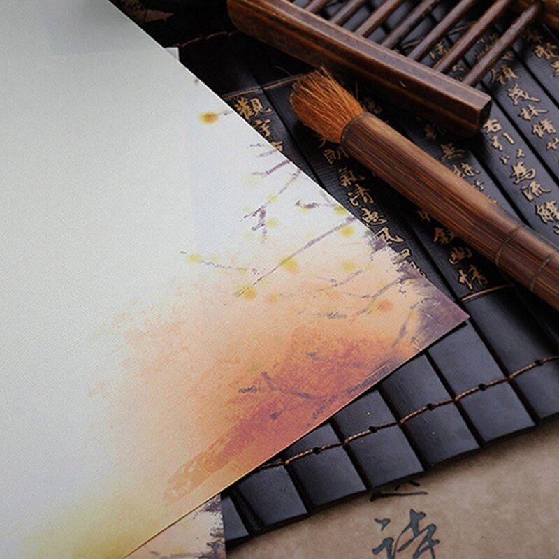 1 Set Writing Stationery Paper, Letter Writing Paper Letter Sets & 12 Pcs Pen Clipboard Holder Pen