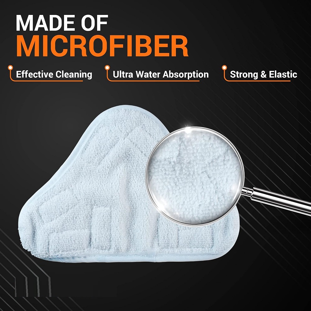 8-pack vervangende pads compatibel met H2O H20 Steam Mop X5 - Microvezel Steam Mop Pads Floor