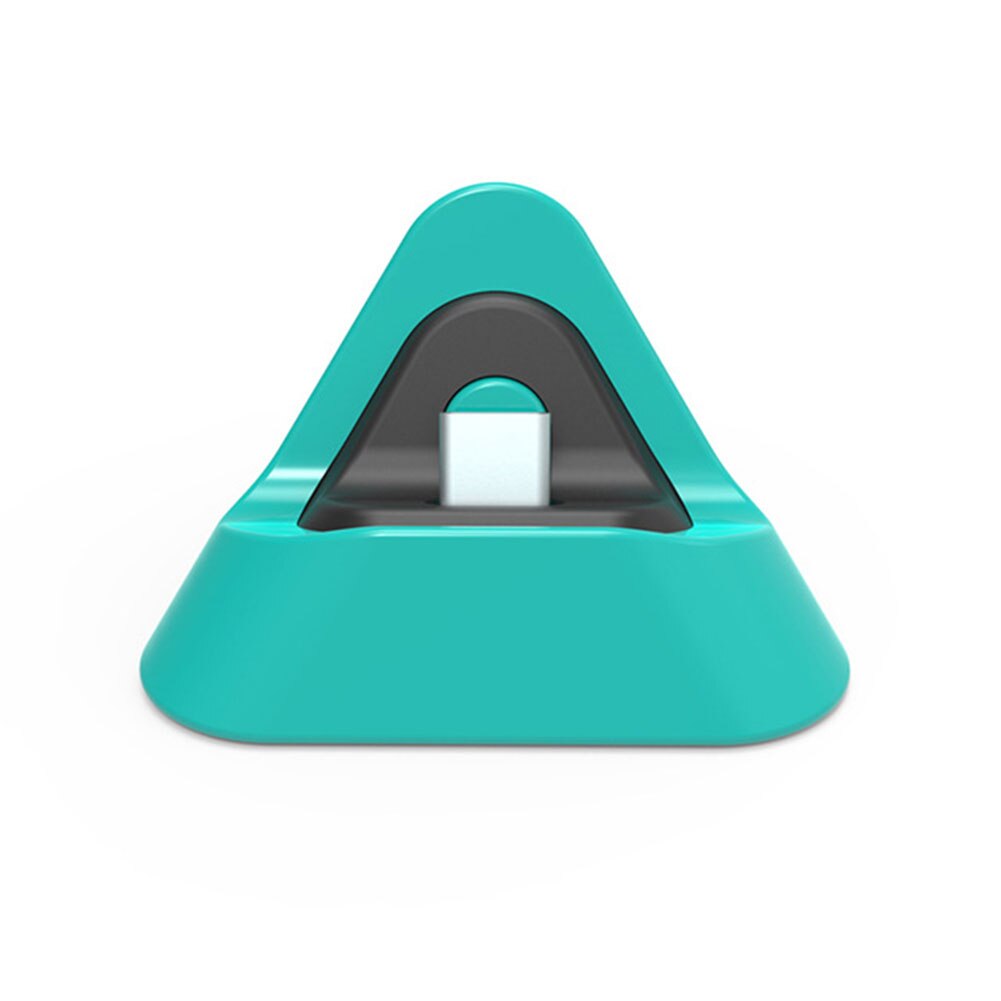 For NS Switch / Switch Lite Universal Game Console Charger Dock Portable Mini Type C Charger Base Stands Charging Dock Station: Tringle Green