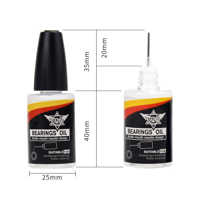 1 botella de aceite lubricante para reparación de rodamientos de monopatín, 20ml, aceite lubricante para patines, tabla de deriva