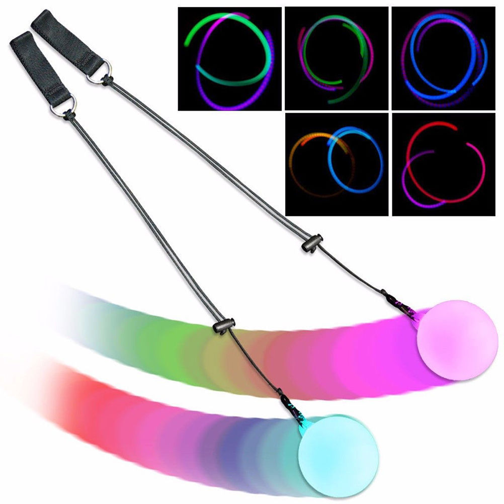 1 stück LED POI Geworfen Bälle Hand Requisiten UNS Rsp für Party favor für Professionelle Bauchtanz Ebene