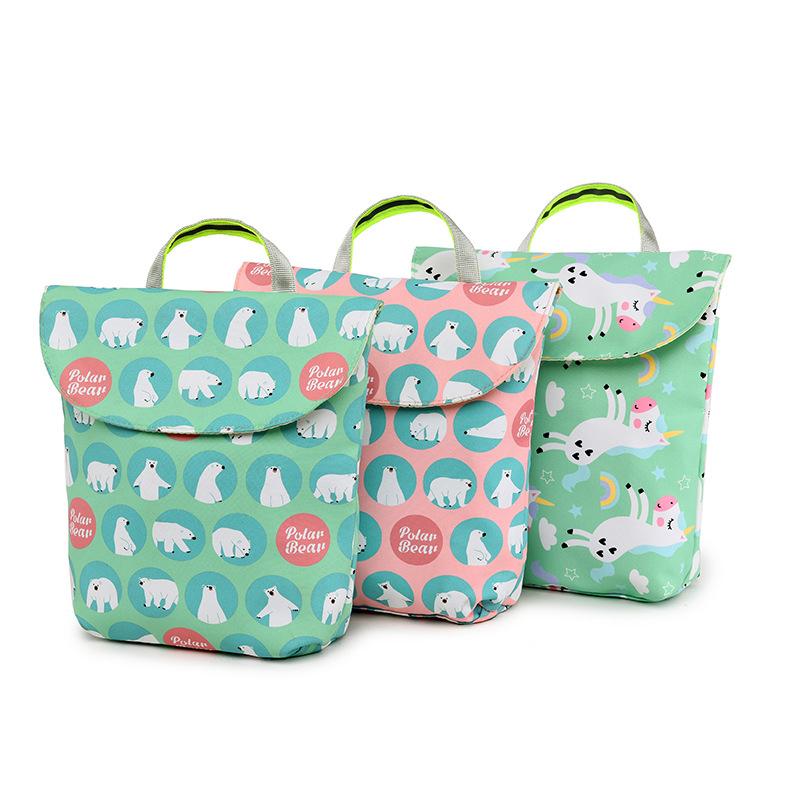 Baby ausflug lagerung tasche Windel windel sanitär Serviette lagerung beutel Tragbare hängenden tasche Mommy windel tasche