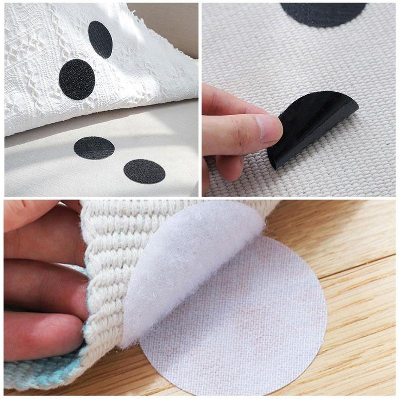 5 stuks/partij antislip klevende stickers voor tapijt, bed, bankhoes, kussen, bankkussenklem, houder voor bankzitkussen