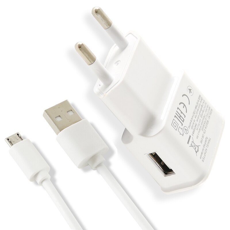 Micro-usb-kabel, reise-netzteil, schnellladegerät für handys, kompatibel mit huawei p smart, xiaomi redmi note 4 , 5 , 6 und samsung edge  s6 s7