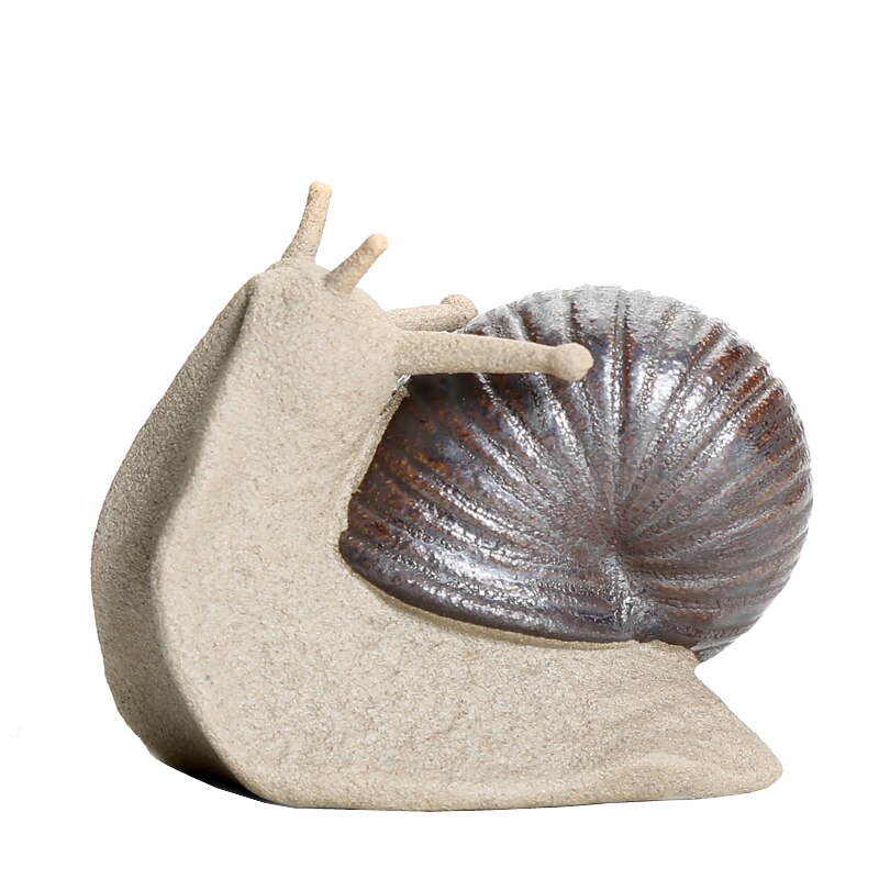 Bonsaï d'escargot en céramique | Micro paysage, décoration de jardin, décoration d'extérieur en pot, ornements de jardin