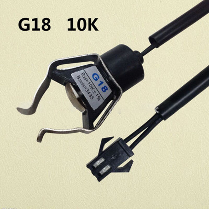 Wall-mounted tube clamp type NTC temperature sensor G18 tube temperature sensor head: 10K-G18