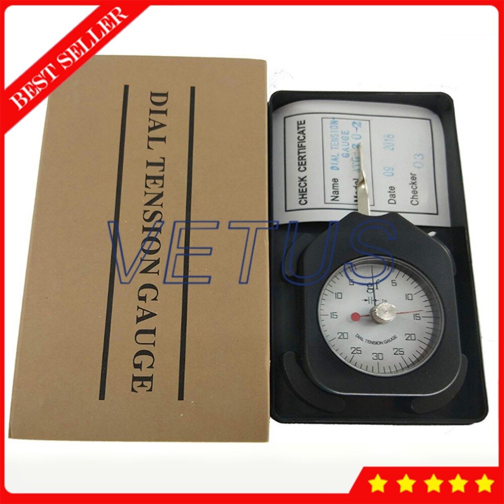 30g Dubbele Pointers Spanning Meter tester met ATG-30-2 dial analoge Tensiometer