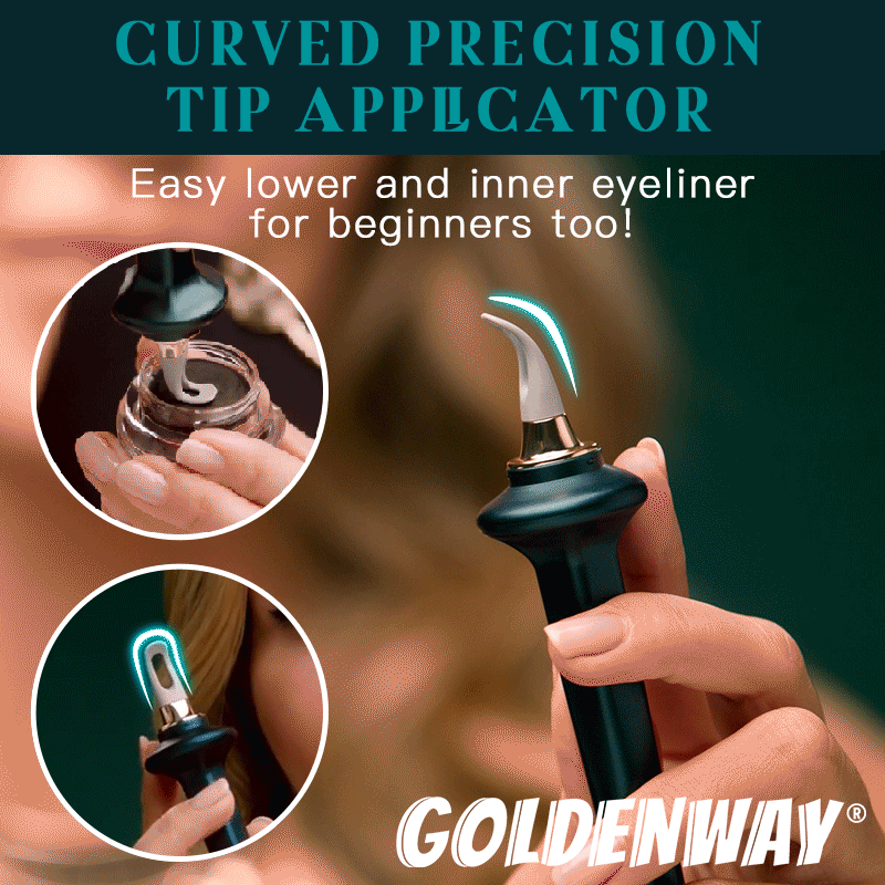 1 Set Eyeliner Guide Gereedschap Herbruikbare Siliconen Eyeliner Borstel Geen-Skip Eyeliner Gel Eyeliner Voor Wankele Handen