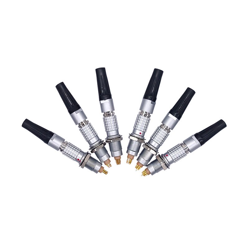 1Set 0B Connector 2 3 4 5 6 7 9 Pin FGG Plug For Sound Device Metal Circular Plug Cable Connector EGG Socket