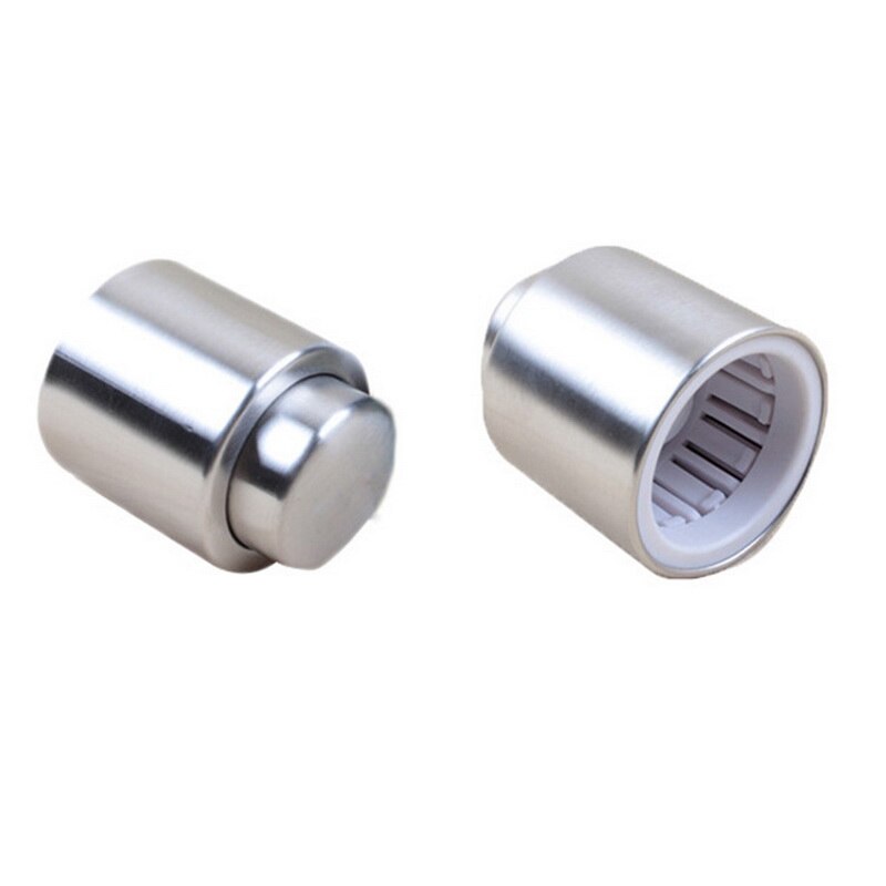 Hoomall, 1 pieza, tapón al vacío de acero inoxidable para botellas de vino, tapón hermético para botellas de vino de para almacenamiento, tapón para botellas: silver color