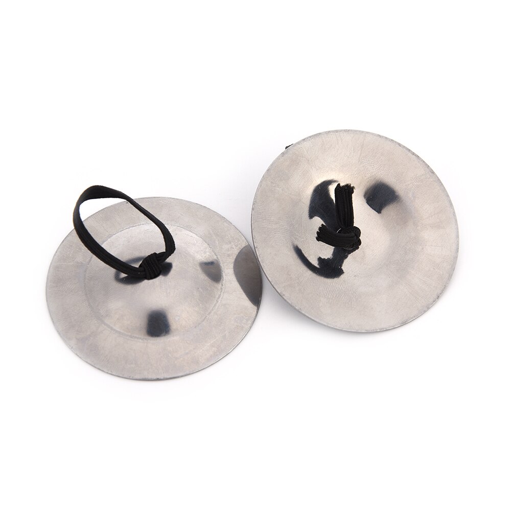 2 unids/lote de instrumentos musicales para danza del vientre, platillos para dedos de latón, platillos de percusión de Oriente Medio, accesorios de baile, instrumento de percusión