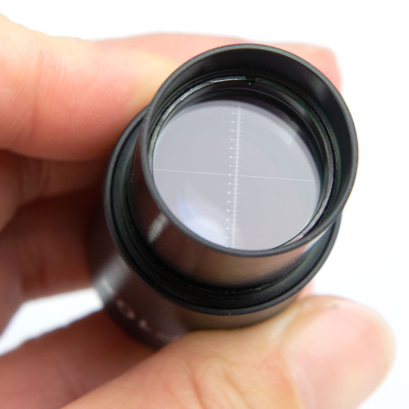 Optical Compound Biological Microscope Widefield 10x Reticle Eyepiece Microscopio Ocular Lens Interface Size 23.2mm