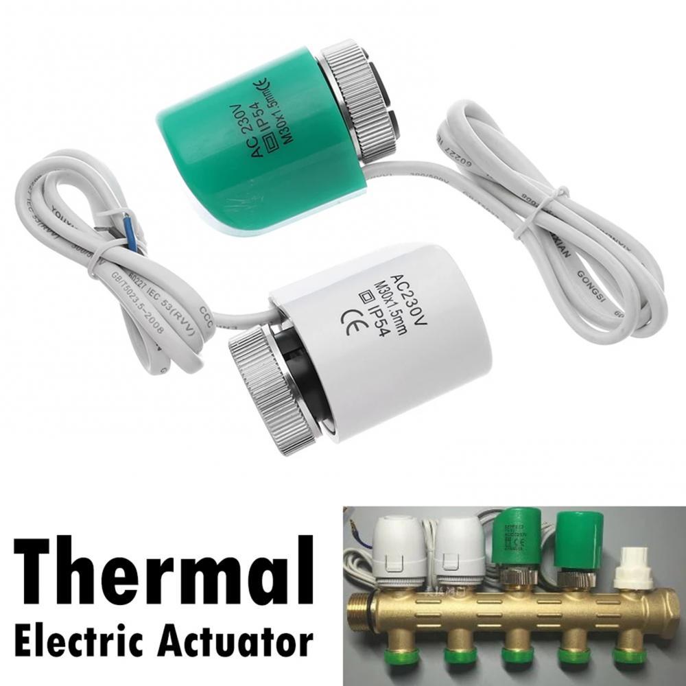 Electric Actuator Electrothermal Valve Manifold Open Close Floor Heating Parts Home Hardware Fittings