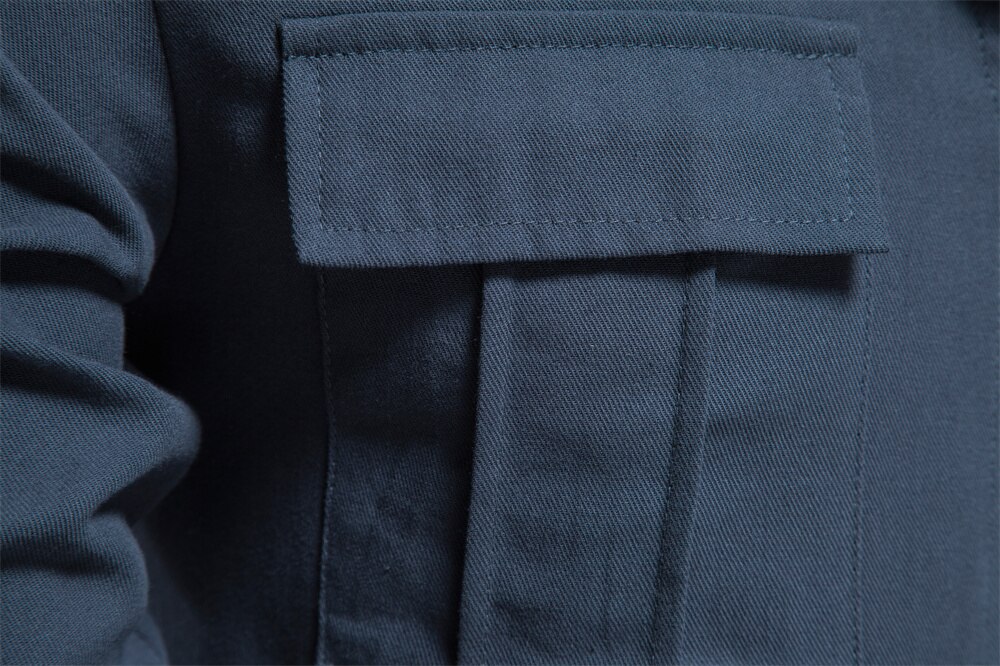 AIOPESON Spring 100% Cotton Hooded Thin Jacket for Men Long Sleeve Pocket Slim Fit Retro Zipper Mens Shirts Outwear Men Clothing