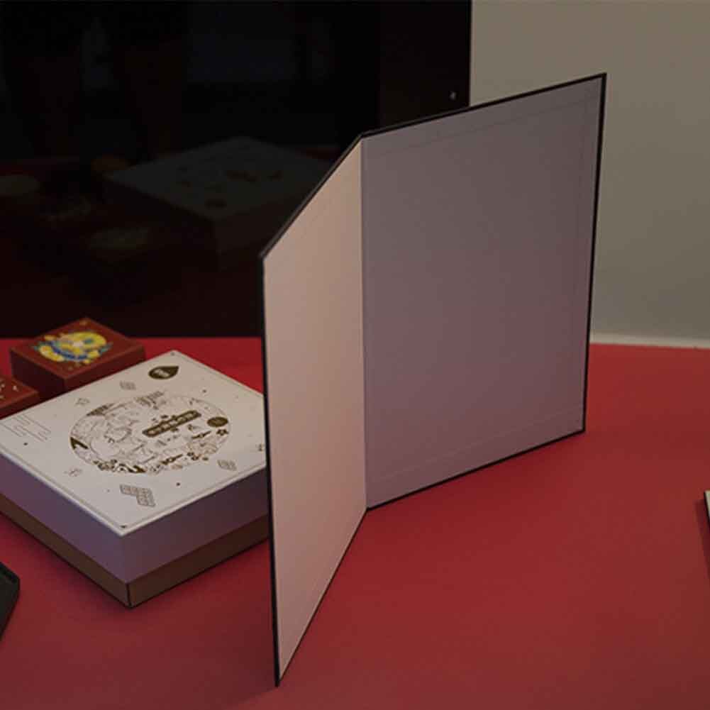 Absorbente 3 en 1 para fotografía, Reflector de cartón ligero, accesorio de cámara plegable, placa de dos caras, papel, sobremesa, comida