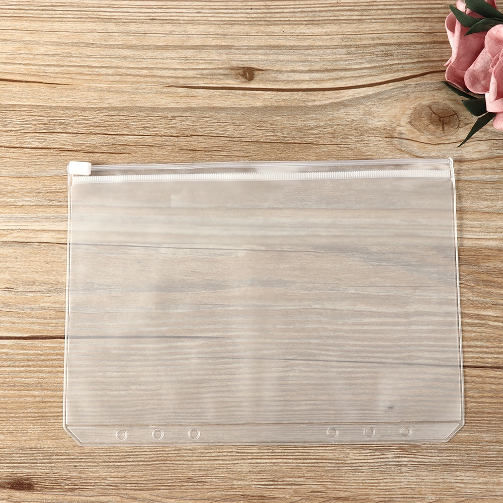 1/5PCS Zip Lock PVC losbladige Opslag Zakjes Tas Rits Matte Clear Hersluitbare Reizen Make Up bagage Doek Waterdicht Pen Zak