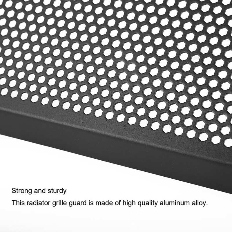 Radiator Grill Cover Radiator Guard Black for Motorcycle Radiators