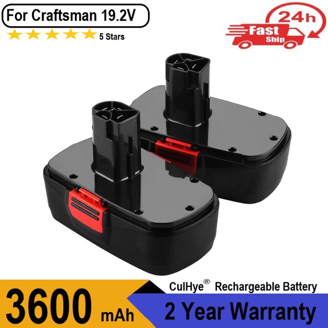 3600mAh Ni-MH 18V Replacement Battery for Craftsman 19.2V Battery C3 DieHard 130279005 130279003 130279017 315.113753 315.115410: Default Title